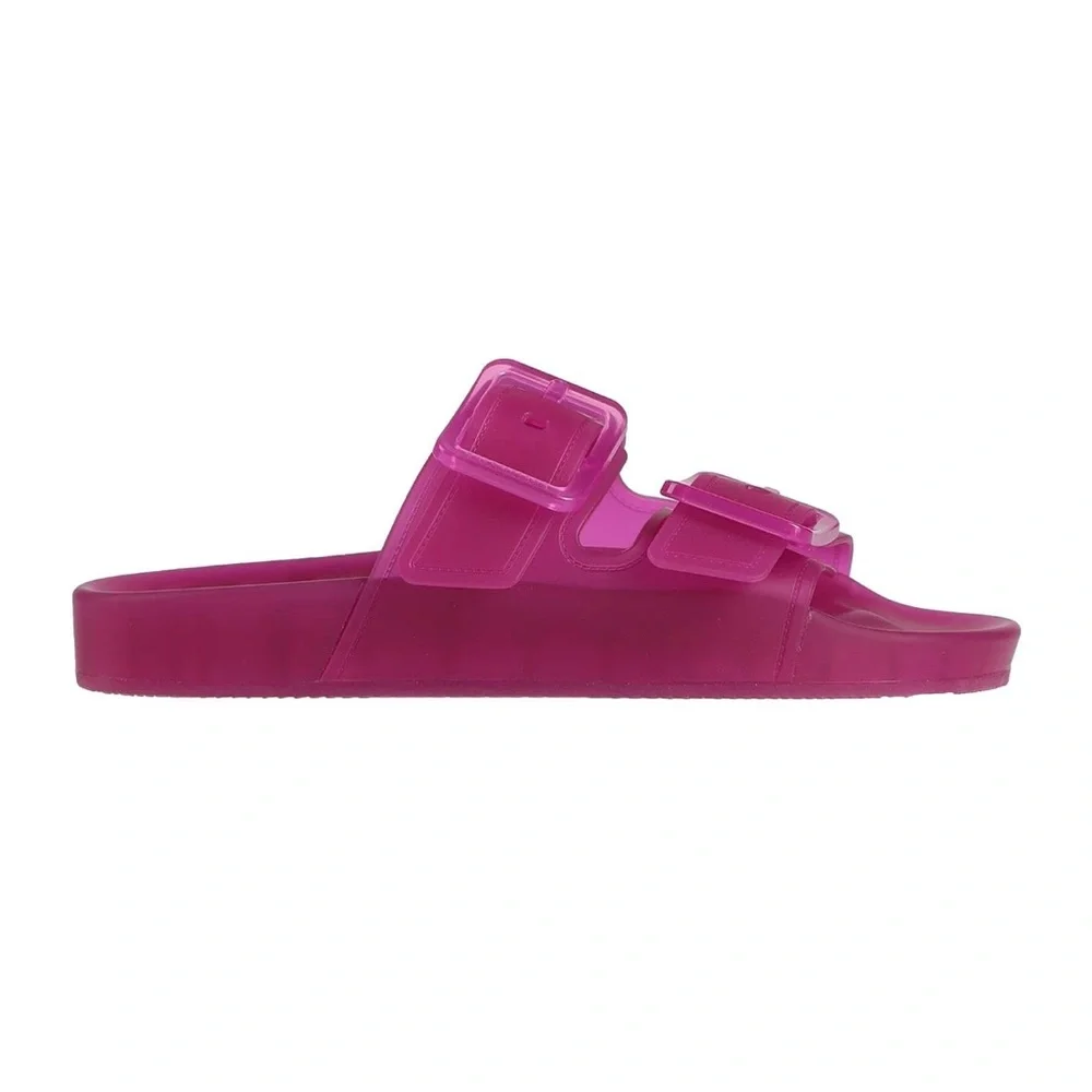 BALENCIAGA “Mallorca” jelly sandals AUTHENTIC, magenta - Picture 5 of 13